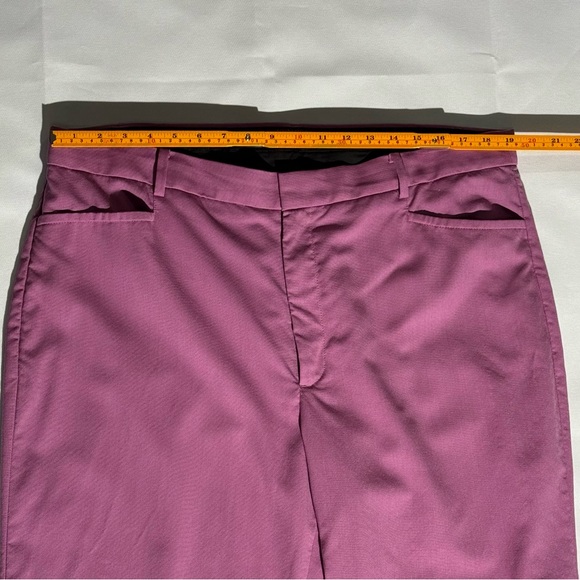 Banana Republic Siena Straight Italian Wool Pants - Marzotto Mill - Orchid - EUC - Picture 14 of 16